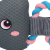 COOLPETS Zabawka do wody dla psa - RYBA Z LINĄ FLAMINGO  (3).png