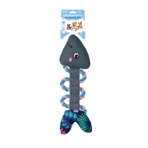 COOLPETS Zabawka do wody dla psa - RYBA Z LINĄ FLOWER (1).png