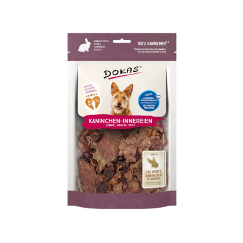 DOKAS Gryzaki dla psów - Podroby z królika - 100 g.png