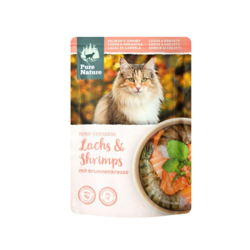 PURE NATURE ADULT Łosoś z krewetkami - karma mokra dla kotów - 80 g (1).png