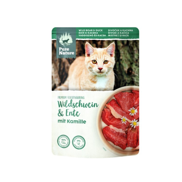 PURE NATURE ADULT Dzik z kaczką i rumiankiem - karma mokra dla kotów (4).png