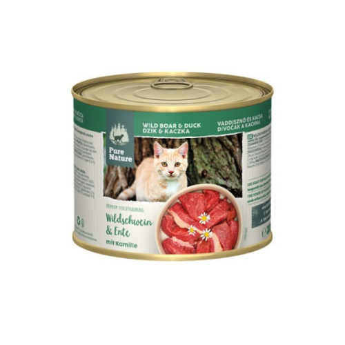 PURE NATURE ADULT Dzik z kaczką i rumiankiem - karma mokra dla kotów - 200 g.png