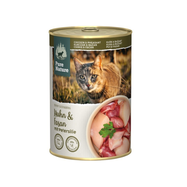 PURE NATURE ADULT Kurczak z bażantem - karma mokra dla kotów - 400 g.png