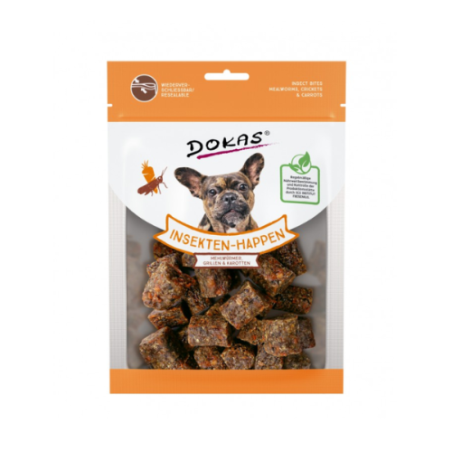 DOKAS Przysmaki dla psów - Insekty z marchewką - 100 g.png