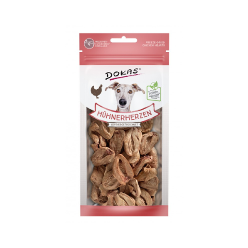 DOKAS LIO Przysmaki liofilizowane dla psów - Serca drobiowe - 22 g.png