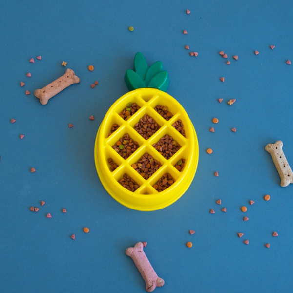 ZippyPaws Miska spowalniająca dla psa - ANANAS (3).png