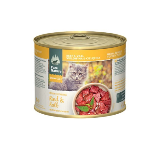 PURE NATURE JUNIOR Wołowina z cielęciną - karma mokra dla kociąt - 200 g.png