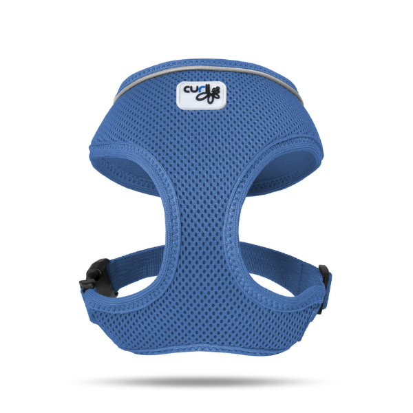 Szelki dla psa CURLI BASIC - niebieskie (1).png