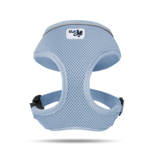 Szelki dla psa CURLI BASIC - błękitne (1).png