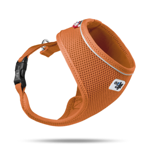 Szelki dla psa CURLI BASIC - pomarańczowe  (2).png