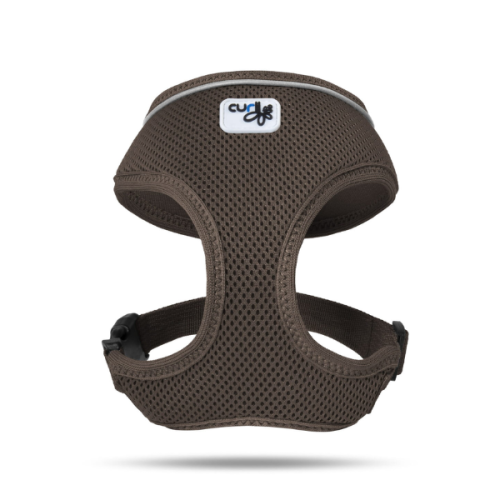 Szelki dla psa CURLI BASIC - brązowe (1).png