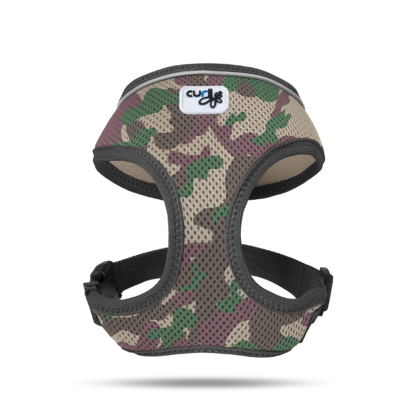 Szelki dla psa CURLI BASIC - kamuflaż (1).png