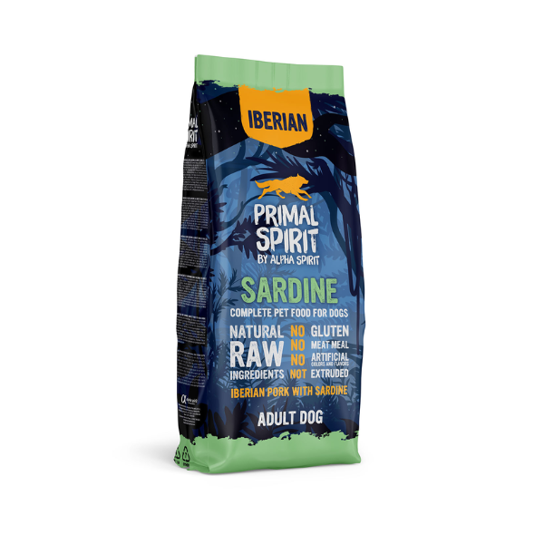 PRIMAL SPIRIT IBERIAN SARDINE Karma pełnoporcjowa sucha z sardynkami dla psów- 12 kg.png