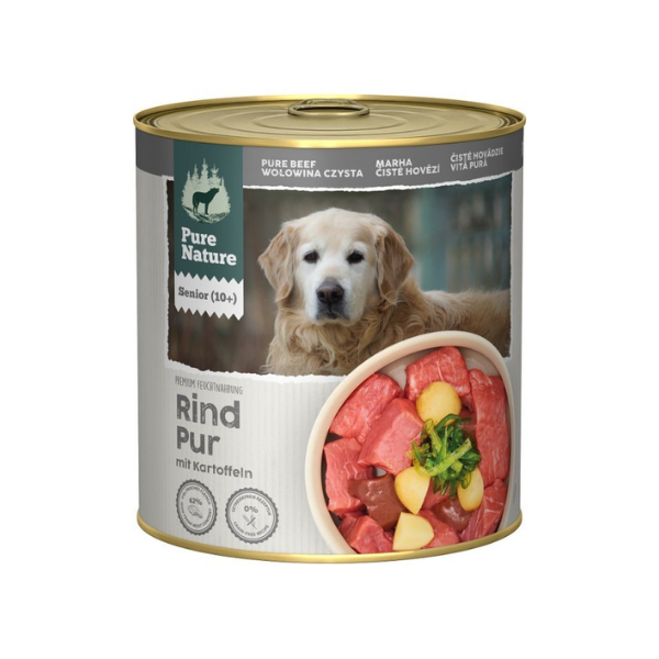 PURE NATURE SENIOR Wołowina z ziemniakami i algami - karma mokra dla starszych psów - 800 g.png