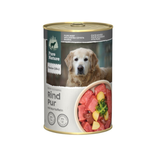 PURE NATURE SENIOR Wołowina z ziemniakami i algami - karma mokra dla starszych psów - 400 g.png