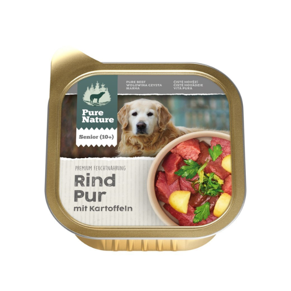 PURE NATURE SENIOR Wołowina z ziemniakami i algami - karma mokra dla starszych psów  - 150 g.png