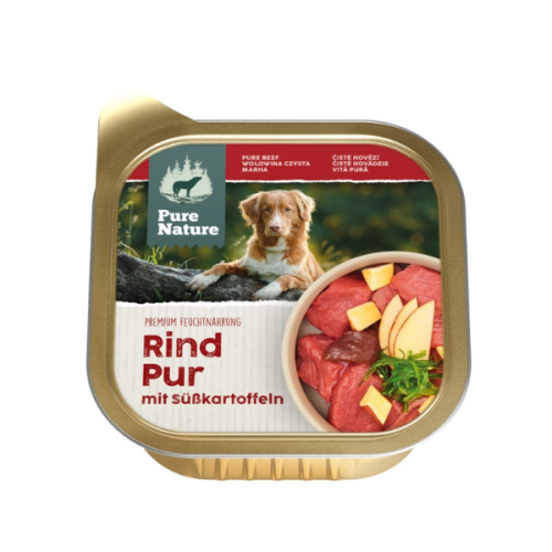 PURE NATURE DOG Wołowina z batatami i jabłkami - karma mokra dla dorosłych psów - 150 g (1).png