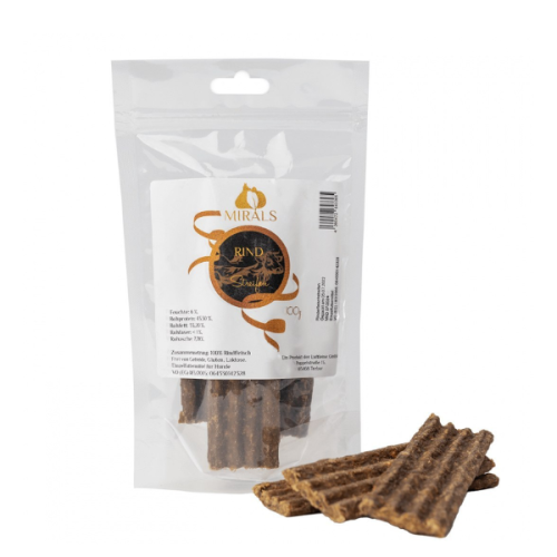 MIRALS Paski mięsa wołowego dla psa - 100 g.png