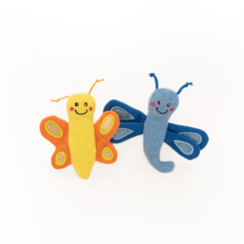 ZIPPYCLAWS  Pluszowe zabawki z kocimiętką dla kota  - MOTYL &amp; WAŻKA.png