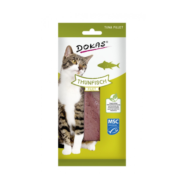 DOKAS Przysmaki dla kotów - Filet z tuńczyka - 22 g.png