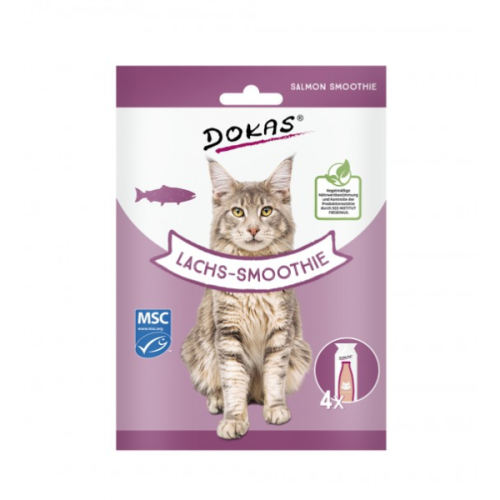 DOKAS Smoothie łosoś - kremowy przysmak dla kotów - 120 g.png