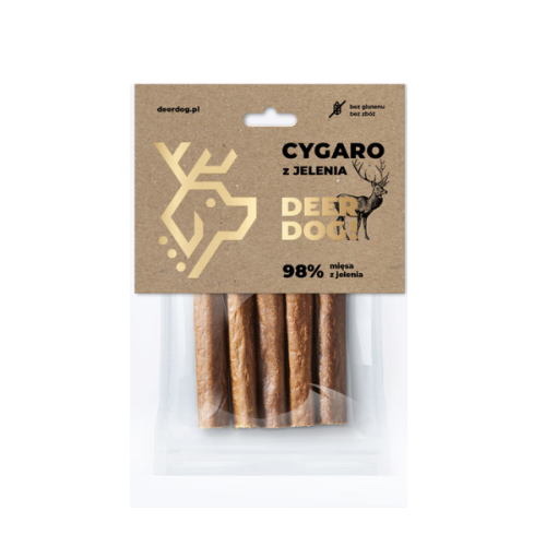 DEER DOG Przekąska dla psa - Cygaro z jelenia (1).png