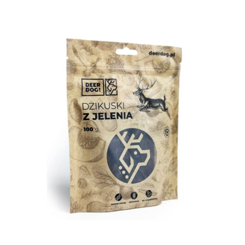 DEER DOG Przysmaki dla psa - Dzikuski z jelenia  100 g.png