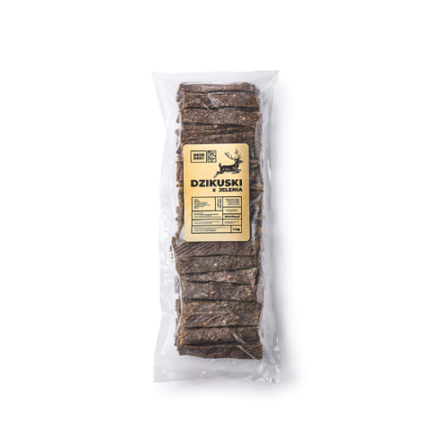 DEER DOG Przysmaki dla psa - Dzikuski z jelenia  1 kg.png