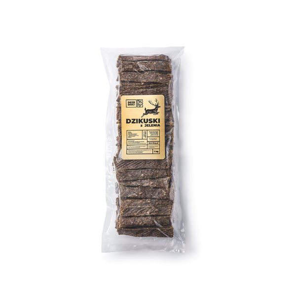 DEER DOG Przysmaki dla psa - Dzikuski z jelenia  1 kg.png