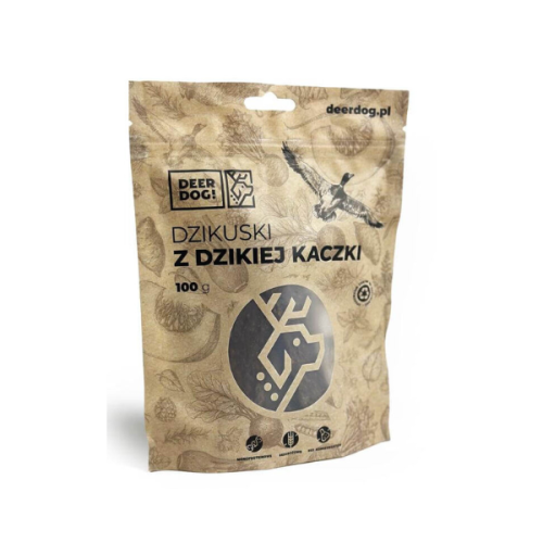 DEER DOG Przysmaki dla psa - Dzikuski - dzika kaczka 100 g.png