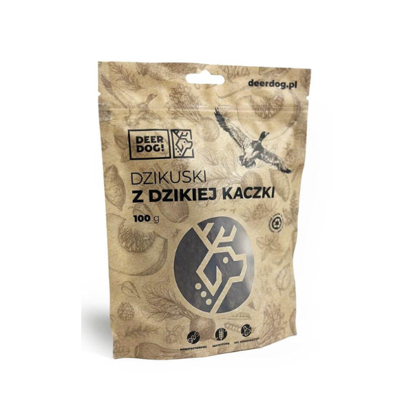 DEER DOG Przysmaki dla psa - Dzikuski - dzika kaczka 100 g.png