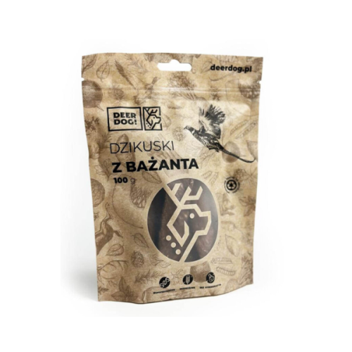 DEER DOG Przysmaki dla psa - Dzikuski z bażanta 100 g.png