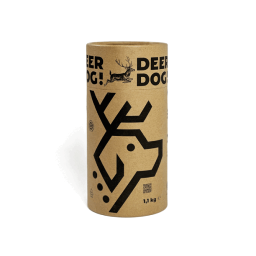 DEER DOG Jeleń z suszonymi kąskami - karma sucha monoproteinowa dla małych i średnich psów.png
