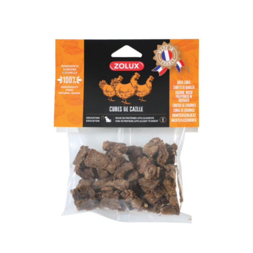 ZOLUX Kostki przepiórcze - duże - przysmaki dla psów - 150 g.png