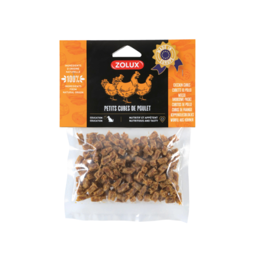 ZOLUX Kostki z kurczaka - małe - przysmaki dla psa - 100 g.png