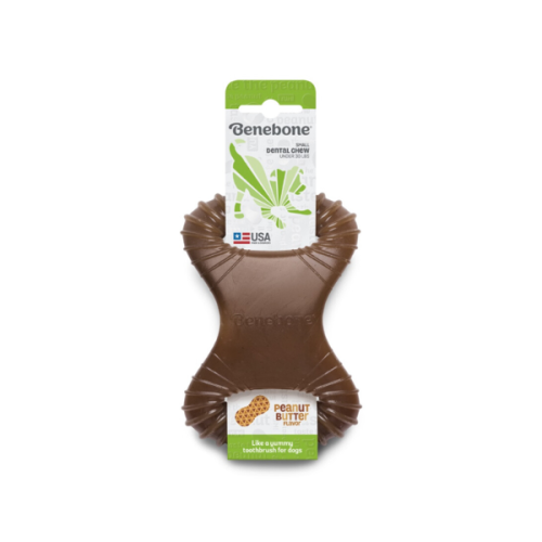 Zabawka - gryzak Benebone DENTAL CHEW dla psów - smak bekonu (2).png