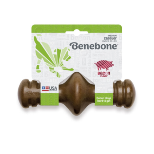 Zabawka - gryzak Benebone ZAGGLER - smak masła orzechowego  (2).png
