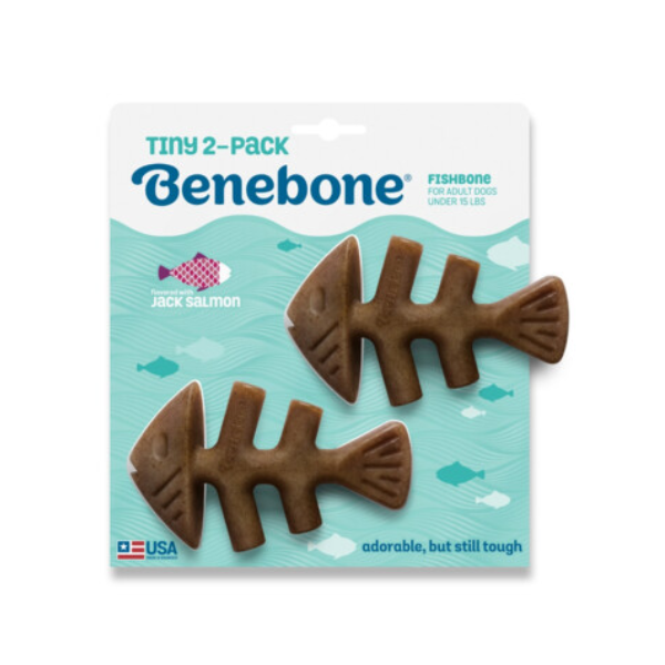 Zabawki - zestaw 2 gryzaków Benebone Puppy Fishbone XS dla szczeniąt (1).png