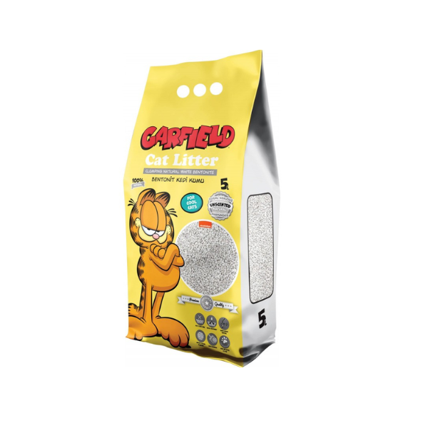GARFIELD Żwirek bentonitowy dla kota - naturalny - 5 l.png