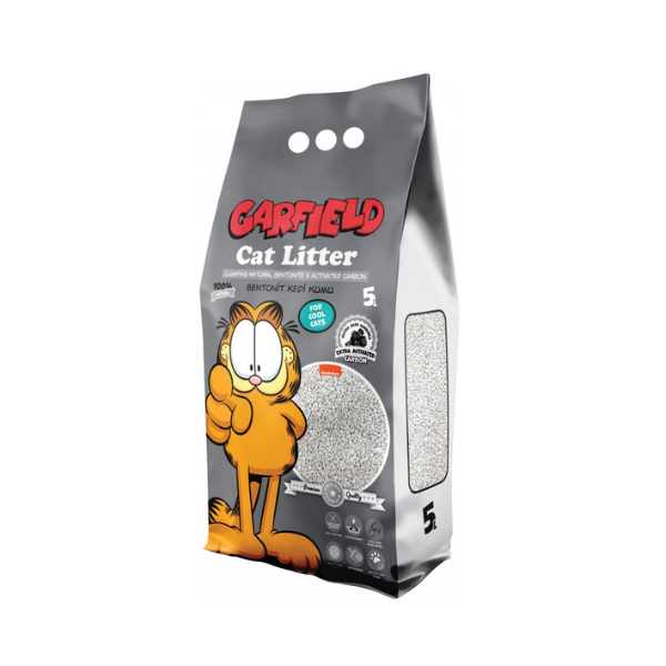 GARFIELD Żwirek bentonitowy dla kota - węgiel aktywny - 5 l.png