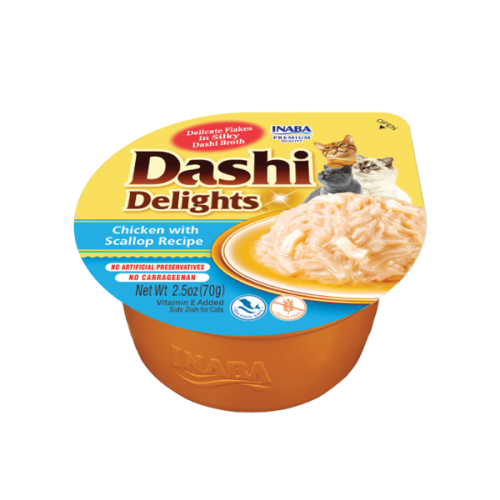 INABA  CAT DASHI DELIGHTS kurczak i przegrzebki - karma uzupełniająca dla kota - 70 g.png