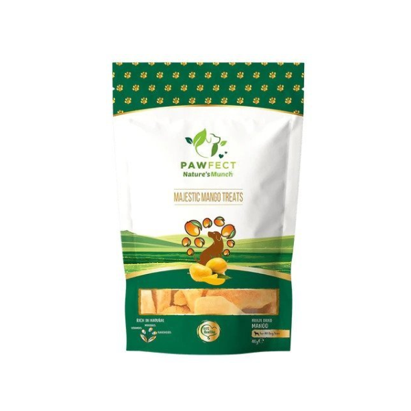 PAWFECT Przysmaki liofilizowane - mango Nature's Munch - 40 g.png