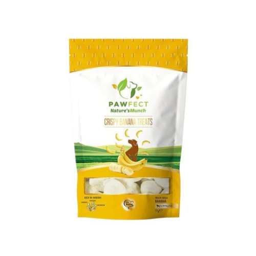 PAWFECT Przysmaki liofilizowane - banan Nature's Munch - 55 g.png