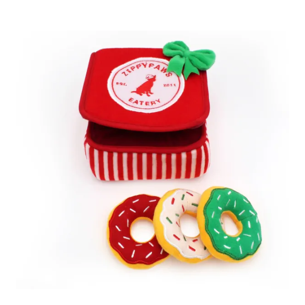 ZIPPYPAWS ZABAWKA PLUSZOWA -  NORKA DONUTY ŚWIĄTECZNE (2).png