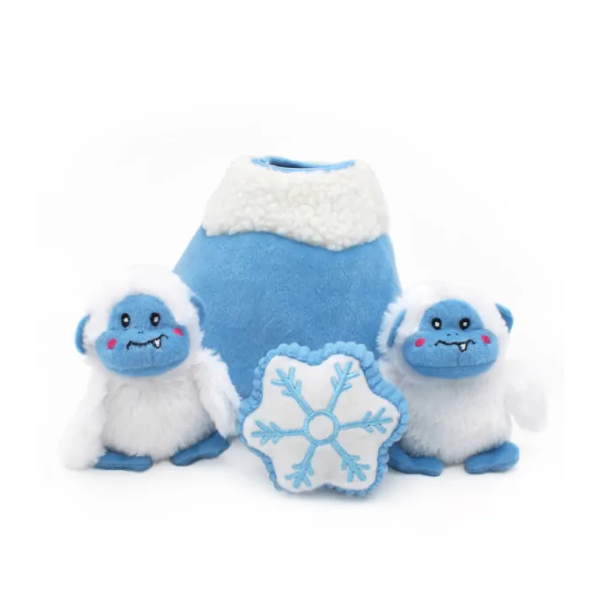 ZIPPYPAWS Zabawka pluszowa dla psów -  NORKA YETI  (1).png