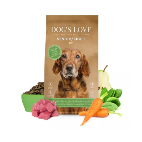DOG'S LOVE WILD SENIOR Dziczyzna dziczyzna z batatami, szpinakiem i marchewką - karma pełnoporcjowa dla starszych psów (1).png