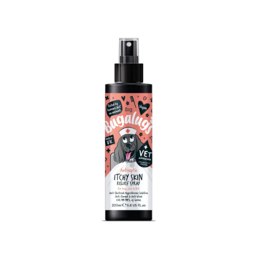 BUGALUGS Antyseptyczny spray do swędzącej skóry u psa Antiseptic Itchy Skin Relief Spray - 200 ml (1).png