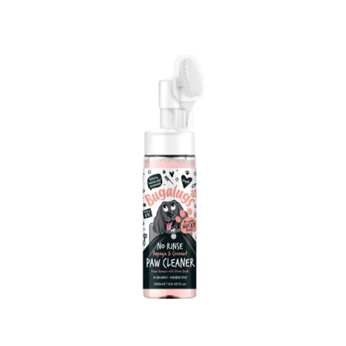 BUGALUGS Pianka do czyszczenia łap psa - bez spłukiwania - zapach owocowy No Rinse Papaya &amp; Coconut Paw Cleaner - 200 ml.png