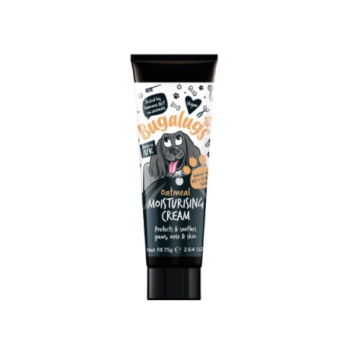 BUGALUGS Nawilżający krem owsiany do skóry, łap i nosa psa - Oatmeal Moisturising Cream 75g.png