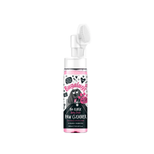 BUGALUGS  Pianka do czyszczenia łap psa - bez spłukiwania - zapach pudrowy No Rinse Baby Fresh Paw Cleaner - 200 ml.png